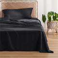 Bedsure King Size Sheet Set, Cooling Sheets King, Rayon Derived from Bamboo, Deep Pocket Up to 16", Breathable & Soft Bed Sheets, Hotel Luxury Silky Bedding Sheets & Pillowcases, Dark Grey