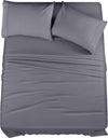 Utopia Bedding Queen Bed Sheets Set - 4 Piece Bedding - Brushed Microfiber - Shrinkage and Fade Resistant - Easy Care (Queen, Grey)