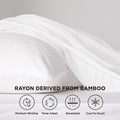 Bedsure King Size Sheet Set, Cooling Sheets King, Rayon Derived from Bamboo, Deep Pocket Up to 16", Breathable & Soft Bed Sheets, Hotel Luxury Silky Bedding Sheets & Pillowcases, Dark Grey